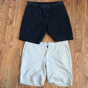 (2) pairs of banana Republic shorts